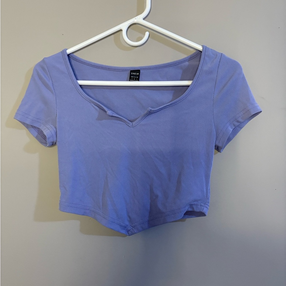 Women's Purple Crop Top